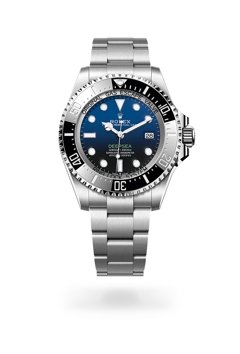 SEA-DWELLER silver , blue-black dial , oyster bracelet