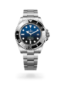 SEA-DWELLER silver , blue-black dial , oyster bracelet
