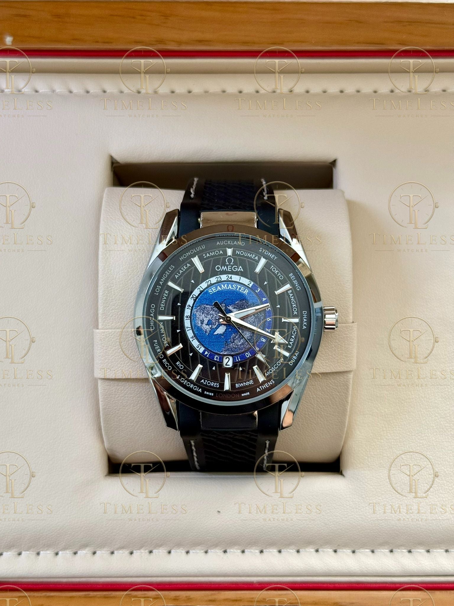 Omega Seamaster Aqua Terra 43mm Black Strap